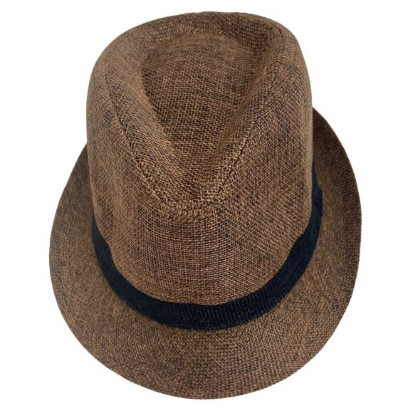 Andaz Men's Brown Pinch Top Fedora Hat NWT - Picture 7 of 9